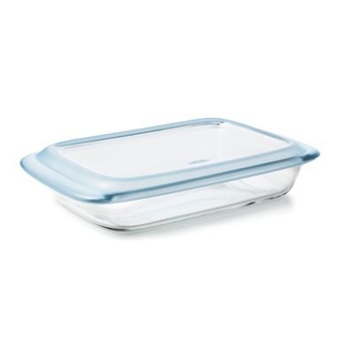 OXO Good Grips&reg; 14-Piece Glass Baking Dish Set with Lids. View a larger version of this product image.