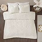 Alternate image 3 for Madison Park Laetitia 3-Piece Queen Comforter Set in Ivory