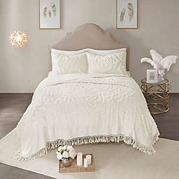 Madison Park Laetitia 3-Piece King/California King Coverlet Set in Ivory