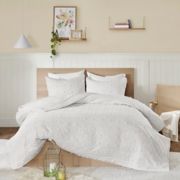 urban habitat brooklyn 7-piece full/queen comforter set in ivory