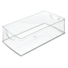 Alternate image 2 for iDesign&trade; Stackable Clear Cabinet Bin
