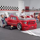 Alternate image 1 for Step2&reg; Turbocharged Truck Twin Bed in Red