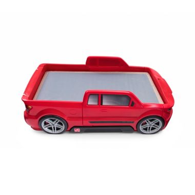 Step2&reg; Turbocharged Truck Twin Bed in Red. View a larger version of this product image.