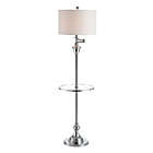 Alternate image 2 for JONATHAN Y Cora 60" Metal/Glass LED Side Table and Floor Lamp