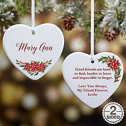 For Someone Special Personalized 2-Sided Christmas Ornament