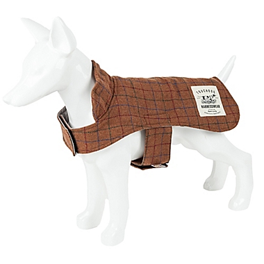 Touchdog&reg; 2-in-1 Windowpane Plaid Dog Jacket with Reversible Dog Mat. View a larger version of this product image.