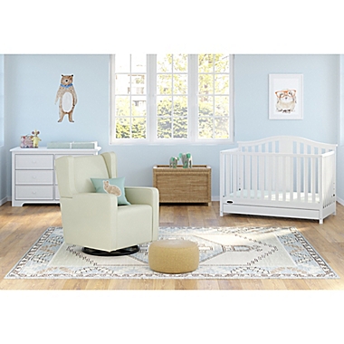 Graco&reg; Solano 4-in-1 Convertible Crib with Drawer in White. View a larger version of this product image.