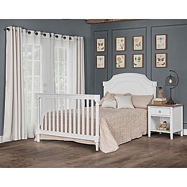evolur&trade; Julienne 5-in-1 Convertible Crib in White. View a larger version of this product image.