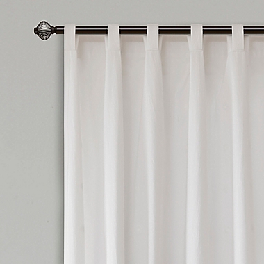 Urban Habitat 63-Inch Rod Pocket/Back Tab Brooklyn Window Curtain Panel in Ivory (Single). View a larger version of this product image.