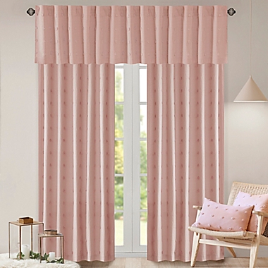 Urban Habitat 95-Inch Rod Pocket/Back Tab Brooklyn Window Curtain Panel in Pink (Single). View a larger version of this product image.