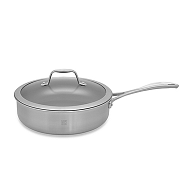 ZWILLING&reg; Spirit Nonstick 3 qt. Ceramic Coated Covered Saute Pan in Stainless Steel. View a larger version of this product image.