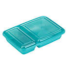 Alternate image 1 for GoodCook Meal Prep 2-Compartment Food Storage Containers (10-Pack) in Blue