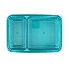 Alternate image 5 for GoodCook Meal Prep 2-Compartment Food Storage Containers (10-Pack) in Blue
