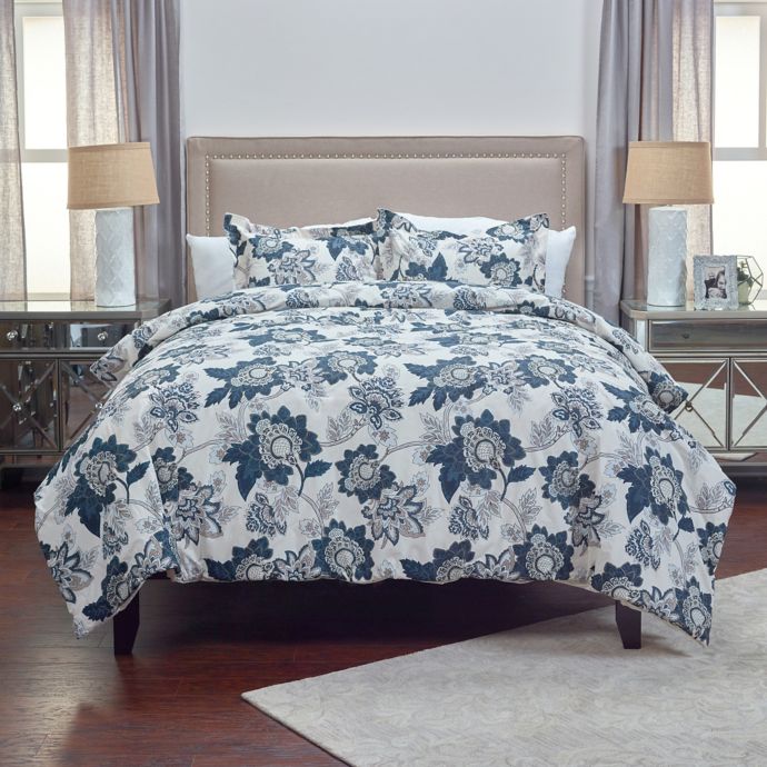 Rizzy Home Morrison Floral Comforter Set | Bed Bath & Beyond