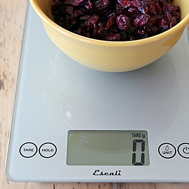 Escali&reg; Arti 15 lb. Multipurpose Digital Food Scale in Silver. View a larger version of this product image.