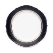 Noritake&reg; Austin Platinum Scalloped Accent Plate