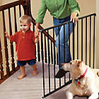 Alternate image 3 for KidCo&reg; Safeway&reg; Top of Stairs Gate in Black