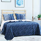 Alternate image 1 for Barefoot Bungalow Embry 3-Piece Reversible Full/Queen Quilt Set in Indigo