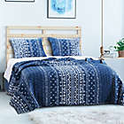 Alternate image 0 for Barefoot Bungalow Embry 3-Piece Reversible Full/Queen Quilt Set in Indigo