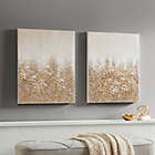 Alternate image 2 for Madison Park&trade; 22-Inch x 1.5-Inch Wrapped Canvas in Gold Set of 2