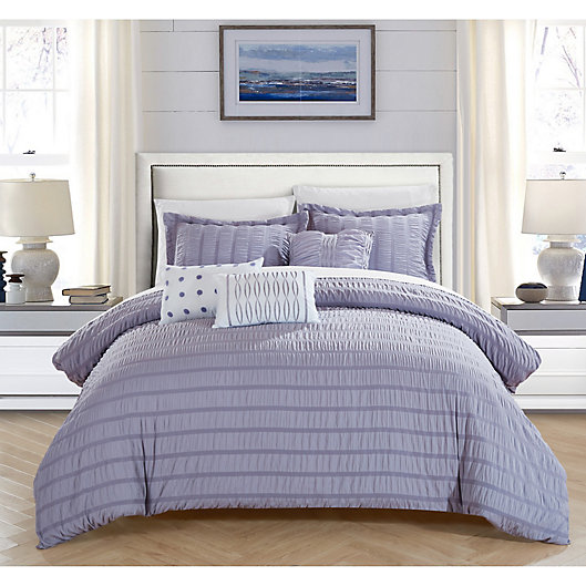 Alternate image 1 for Dazza 6-Piece King Comforter Set in Lavender