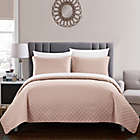 Alternate image 0 for Chic Home Gideon King Quilt Set in Coral