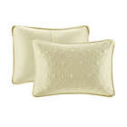 Alternate image 4 for Madison Park Quebec 3-Piece Reversible Full/Queen Coverlet Set in Yellow
