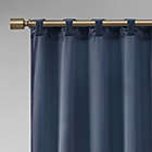 Alternate image 3 for 510 Design Colt Velvet 84-Inch Rod Pocket Room Darkening Curtain Panel in Navy (Set of 2)