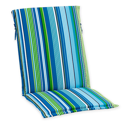 Destination Summer Stripe Sling Back, Outdoor Sling Back Chair Cushions