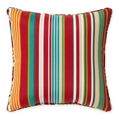 red pattern throw pillows