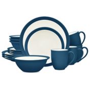 Noritake&reg; Colorwave Curve 16-Piece Dinnerware Set in Blue