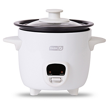 Dash&reg; Mini Rice Cooker in White. View a larger version of this product image.