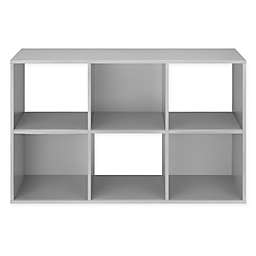 Relaxed Living 6-Cube Organizer in Grey