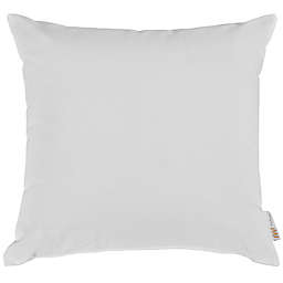 Modway Convene Square Outdoor Patio Pillows in White (Set of 2)