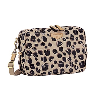 TWELVElittle Leopard Diaper Clutch in Brown. View a larger version of this product image.