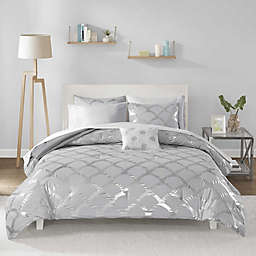 Intelligent Design Lorna 8-Piece Queen Comforter Set in Grey