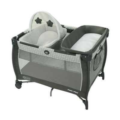 pack and play diaper storage