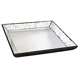 A&B Home Waverly Large Square Mirrored Tray