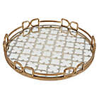 Alternate image 0 for A&amp;B Home Valentina Round Mirrored Tray in Gold