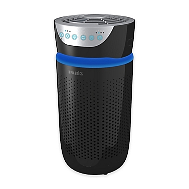 Homedics&reg; TotalClean&trade; 5-in-1 Tower HEPA Air Purifier in Black. View a larger version of this product image.
