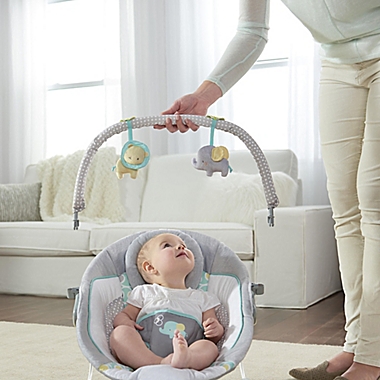 Ingenuity&trade; Soothing Bouncer in Grey. View a larger version of this product image.