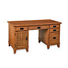 Alternate image 0 for Home Styles Arts & Crafts Pedestal Desk in Cottage Oak Finish