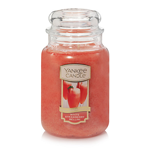 Alternate image 1 for Yankee Candle® Housewarmer® White Strawberry Bellini Large Classic Jar Candle