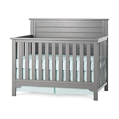 Child Craft&trade; Forever Eclectic&trade; Farmhouse 4-in-1 Convertible Crib in Brushed Pebble. View a larger version of this product image.