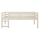 Alternate image 2 for Forest Gate Twin Low Loft Bed in White