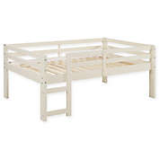 Forest Gate Twin Low Loft Bed in White