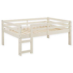 Forest Gate Twin Low Loft Bed in White
