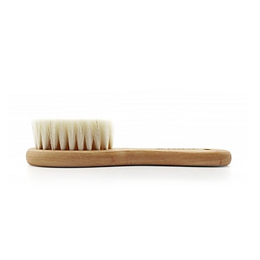 Haakaa&reg; Goat Wool Baby Hairbrush in White. View a larger version of this product image.