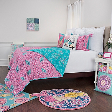 Simply Southern Seashell and Coral Reversible Quilt Set. View a larger version of this product image.