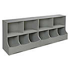 Alternate image 2 for Badger Basket 5-Compartment Cubby in Grey